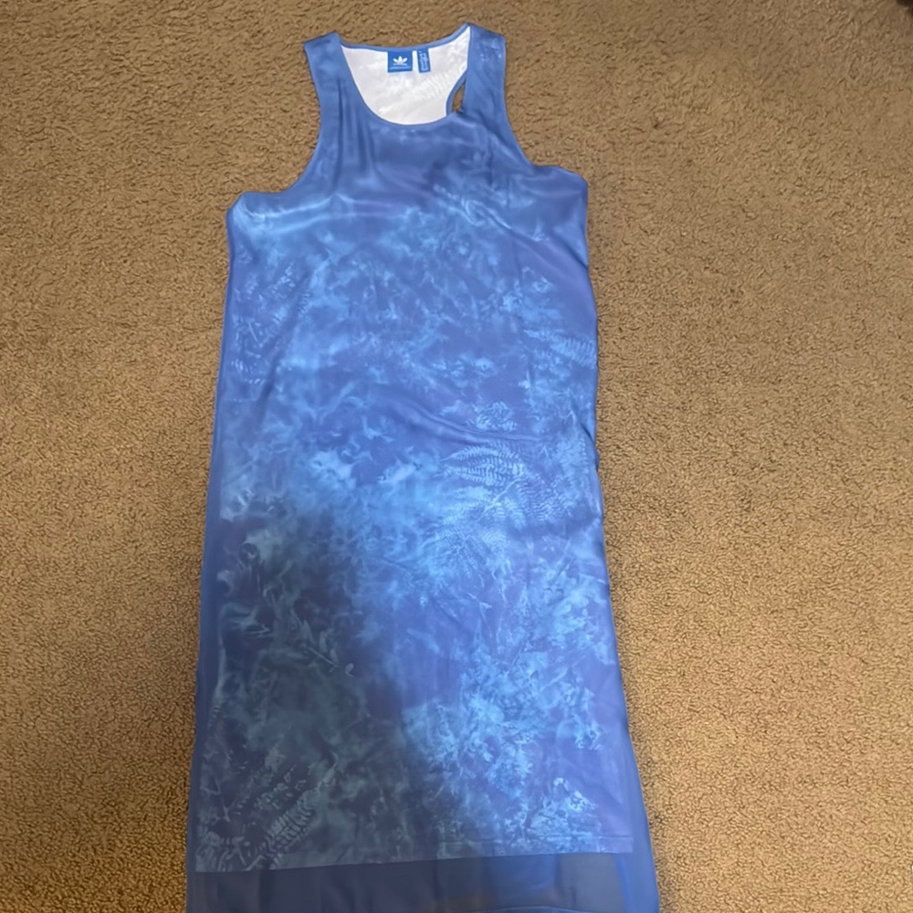 Blue Sleeveless Dress